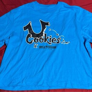 True Religion Bright Blue Cookies Tee